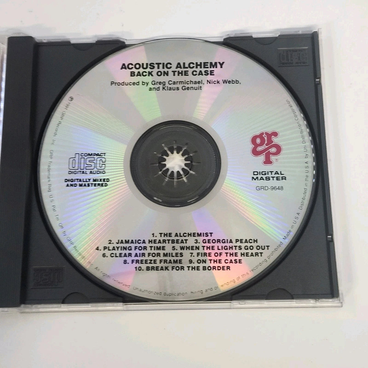 Acoustic Alchemy 5 CD Blue Chip Positive Thinking The New Edge Smooth Jazz GRP