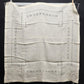 White Tablecloth Cutwork Drawn Thread Hardanger Embroidery Design Square 32"x32"