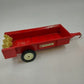 Ertl International Harvester Manure Spreader 1:16 Red Metal Vtg Tractor Toy 9.5"
