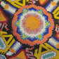 Huichol Wixárika Beaded Gourd Bowl Animal Geometric Folk Art 8" Mosaic Mexico