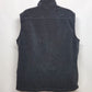 Lands' End ThermaCheck Mens Gray Fleece Zip up Vest Size 38-40 Medium Sleeveless