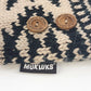 Muk Luks Knit Boot Toppers Beige Cream Button Cuff Leg Warmers
