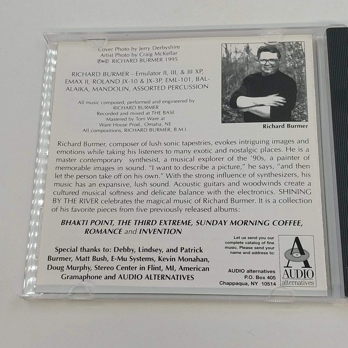 Richard Burmer Shining by the River Collections Vol 1 CD 1995 Ambient New Age