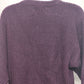 Vintage Gachet Womens Medium Geometric Knit Sweater Purple