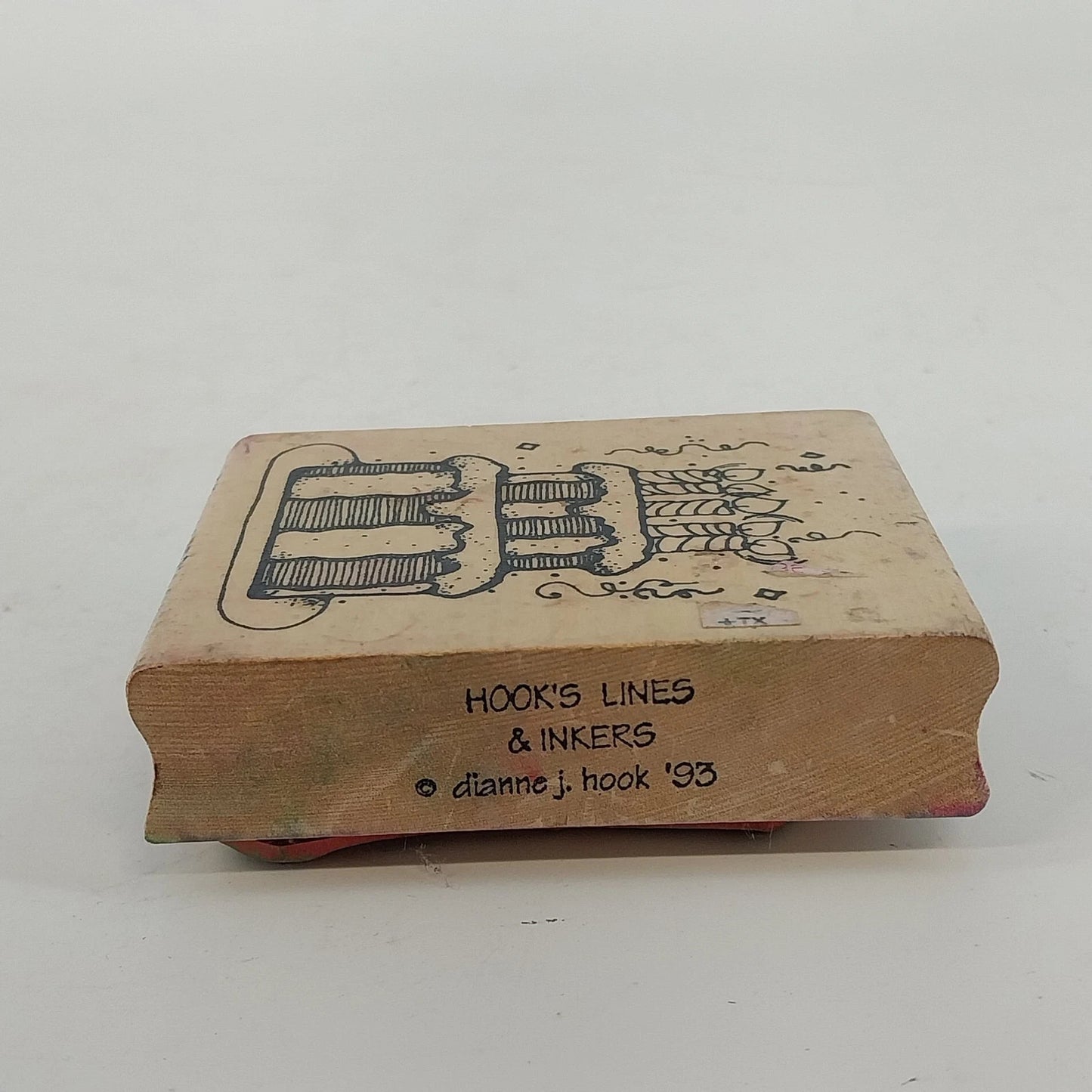 Vintage Kitchen Wooden Rubber Stamp Set Baking Craft Designs