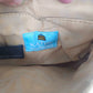 Kathy Van Zeeland Beige Croc Crossbody Bag Studded Rhinestone Heart Clasp Vtg