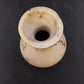 Vail Signed Horsehair Pottery Mini Bud Vase Cream Black 3" Southwestern