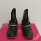 Candies Pasko Brown Ankle Booties Womens 8.5 Chain Rhinestone