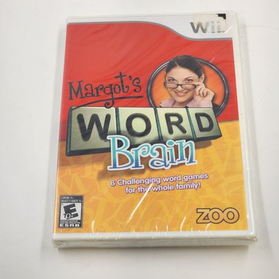 Wii Margot's Word Brain 6 Challenging Word Games Nintendo Complete w Manual 2008