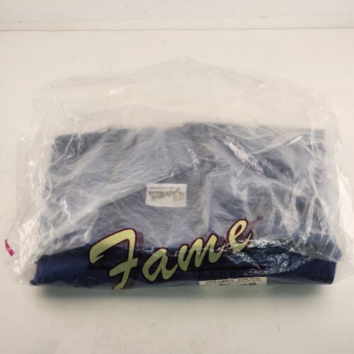 New Fame Fabrics Front Button Unisex Server Smock with Short Sleeves K71 Size 2X