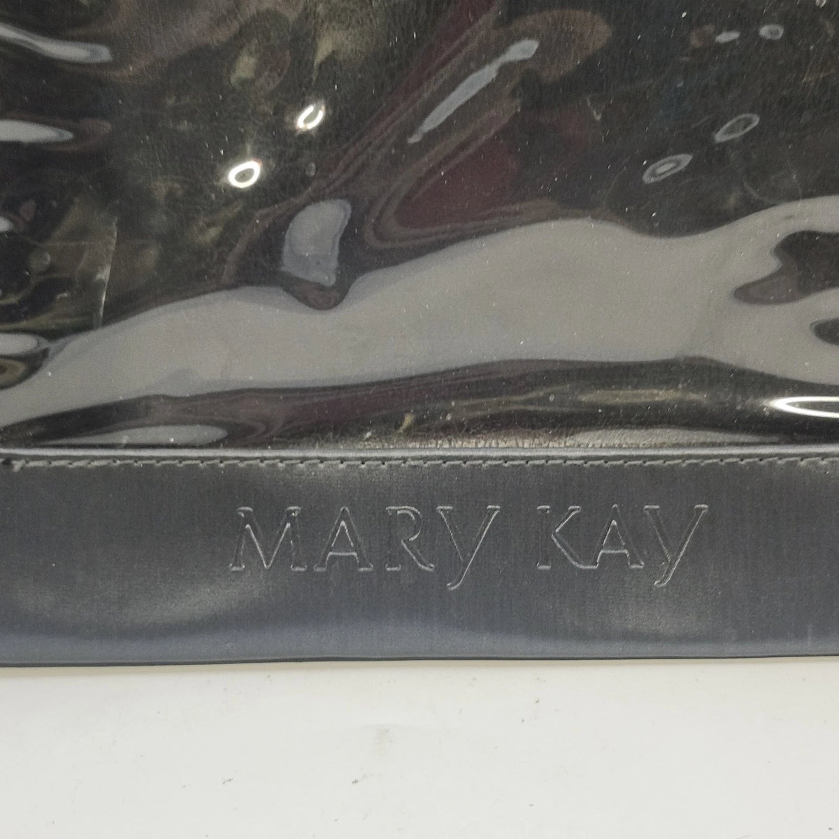 Mary Kay Black Consultant Tote Bag Clear Window Shoulder Bag Organizer Handles
