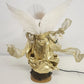 Bradford Novelty Fiber Optic Angel Tree Topper Gold 14" Color Changing w Box