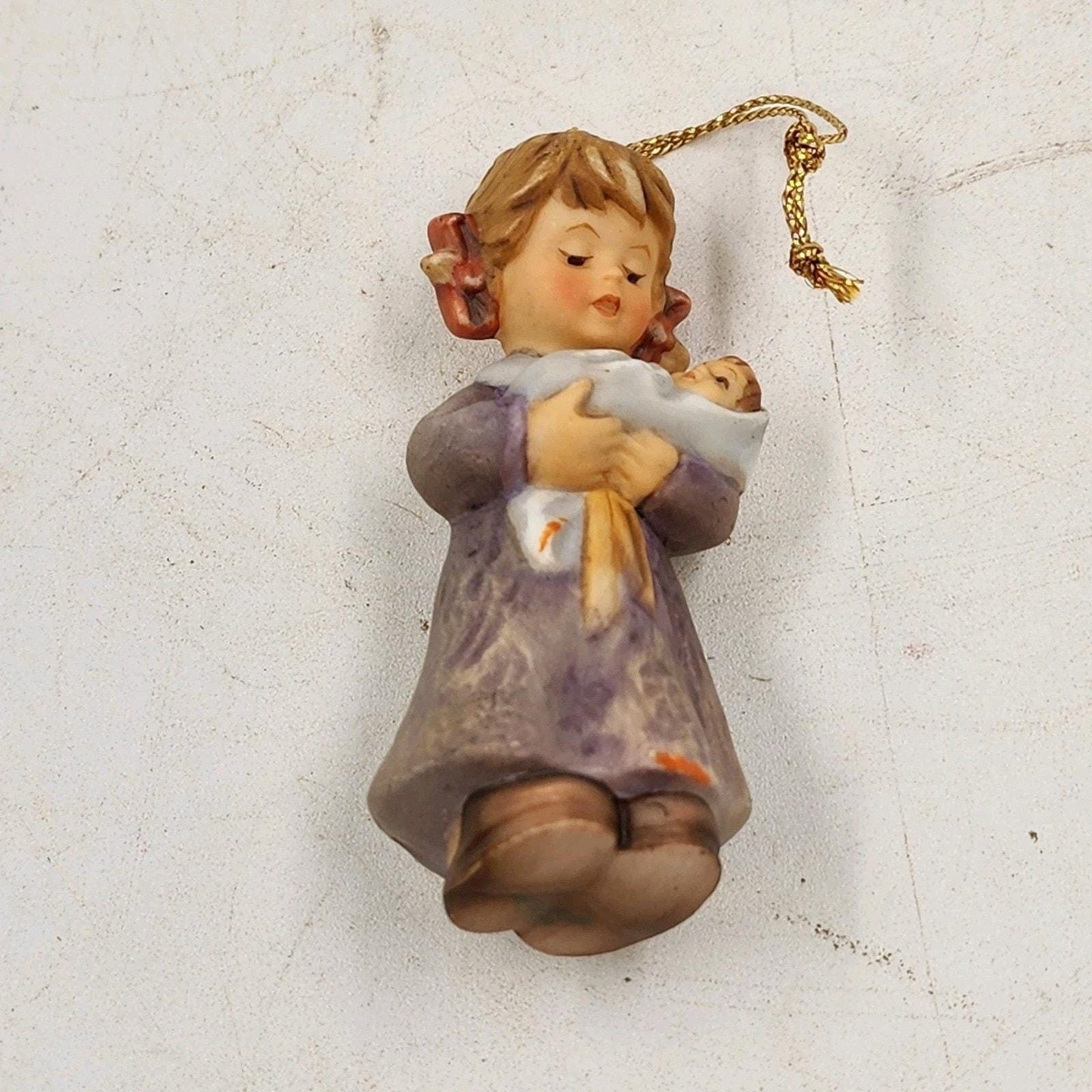 Berta Hummel's Lullaby for Dolly Ornament Ashton Drake Studio Series 14 1999