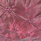 Reversible Velvet Table Runner 60" Maroon Black Diamond Quilted Luxury Holiday