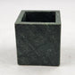 Green Marble Box Solid Walls Trinket Jewelry Storage with Lid 3.5" x 4" Vintage