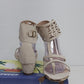 Forever Link Jill 11 Beige Wedge Sandals Womens Size 8