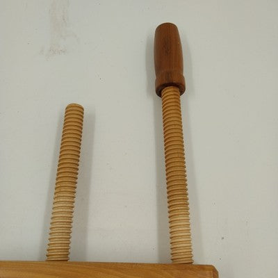 Craftsman Classic Maple Walnut Hand Screw Wood Clamp 6" Cap 4.5" Throat 1.5" Thk