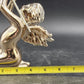 Department 56 Cherub Angel Figurine 6.5" Gold Tone Polyresin Christmas Decor
