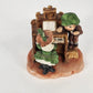 Lefton Irish Piano Babies 7135 Bisque Porcelain Figurine Japan