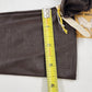 Miss Aris Just Kidding Brown Nylon Brown Dress Gloves Size 6.5 Small MCM NEW