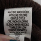 Cherokee Brown Sweater Vest Womens Large Sleeveless Crew Neck Cotton Blend