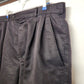 G H Bass Co Mens Black Pleated Shorts 36 Casual Vintage