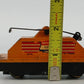 American Flyer Handcar/Railroad Accessory 740 S Gauge Orange A C Gilbert As Is