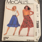 McCall's 7389 Vintage Sewing Pattern 1981 Missis Flared Skirt Size Petite