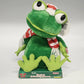 Dan Dee Christmas Frog Plush Singing Animated Friends Light Up Hat Scarf w Tags