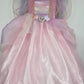 Gillian's Closet Pink Princess Costume Dress Girls Size 5/6 Tulle Floral
