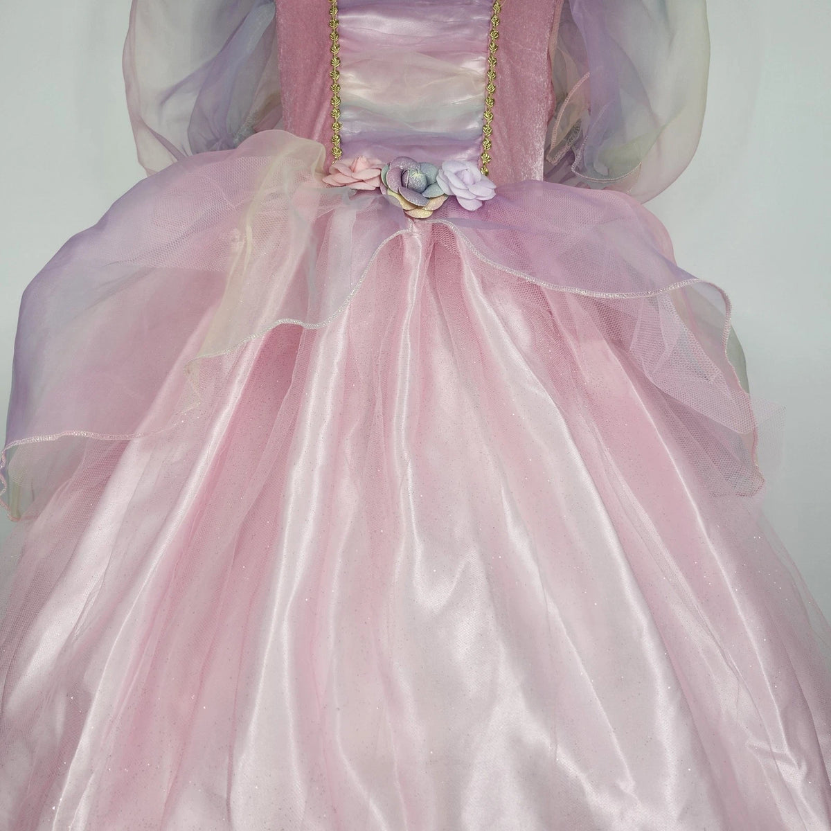 Gillian's Closet Pink Princess Costume Dress Girls Size 5/6 Tulle Floral