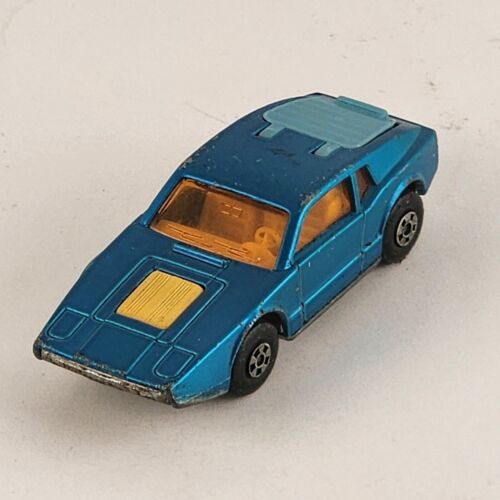 Matchbox Superfast Saab Sonett III No 65 Blue Hatch Opens 1973 Lesney Vintage