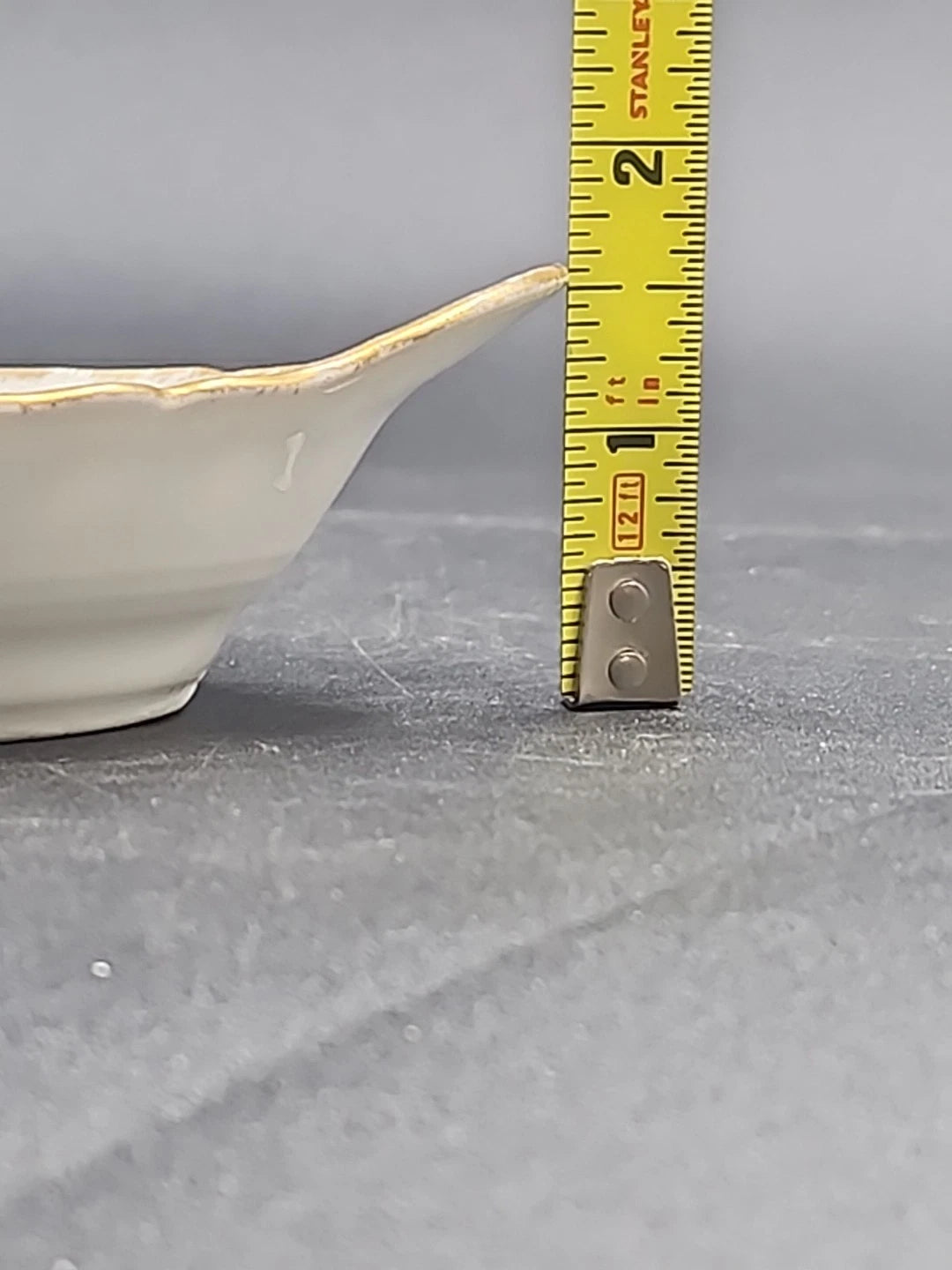 Limoges Ardennes Relish Dish 9.25" Pink Roses Gold Trim Theodore Haviland France