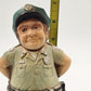Orzeck Policeman Figurine 7” Tall All American Ware MA Hand Painted Vintage 1983