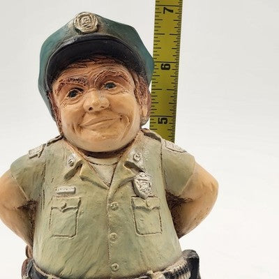 Orzeck Policeman Figurine 7” Tall All American Ware MA Hand Painted Vintage 1983