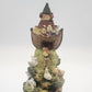 Noah's Ark Animal Spiral Tower Music Box Wildlife Figurine 10" Ceramic TLC China