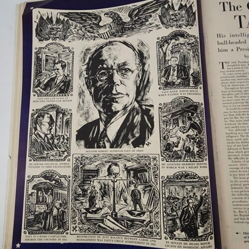 Life Magazine February 9 1948 Robert A Taft as Republican Presidential Candidate
