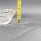 Candy Dish Christmas Tree Shaped Studio Nova Clear Crystal Gold Trim Japan 6"