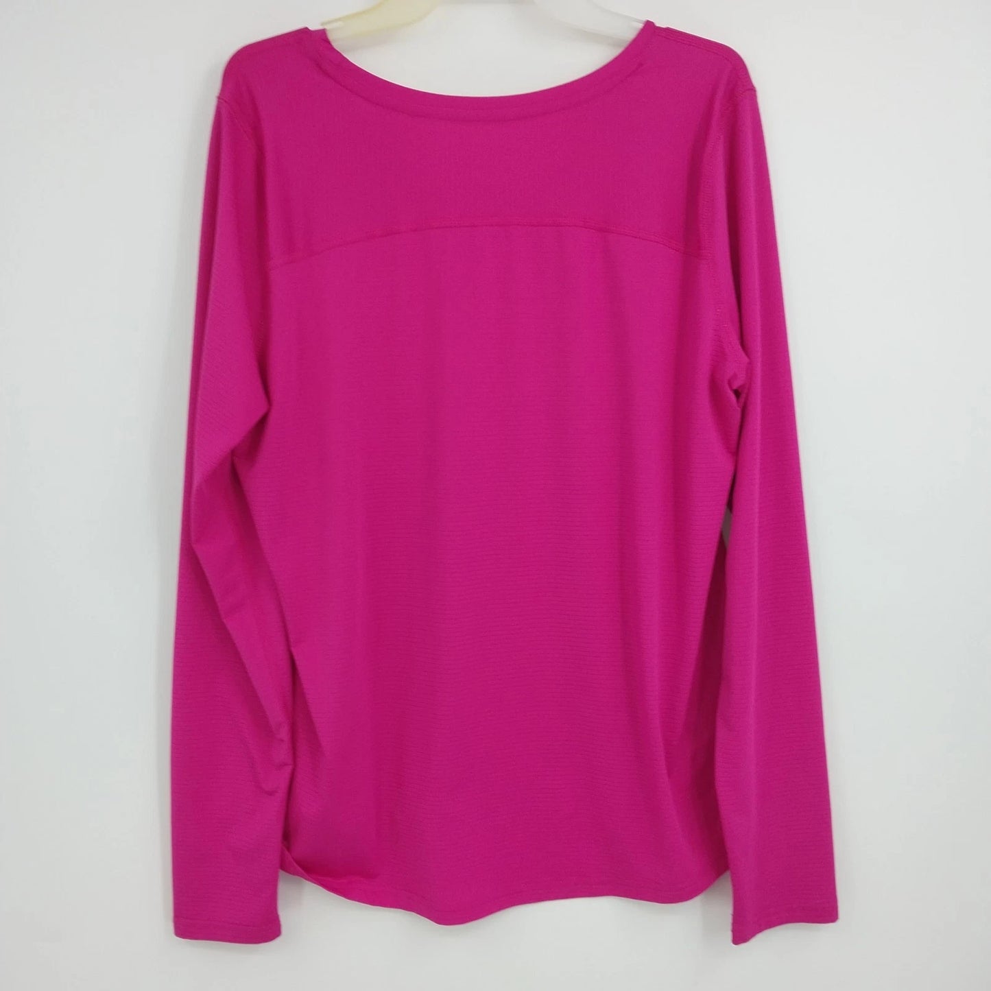Tek Gear DryTek Women’s Long Sleeve Moisture Wicking Athletic Top Pink Large