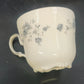 Johann Haviland 4 Cups & Saucers Set Bavaria Germany Blue Garland Floral Vintage