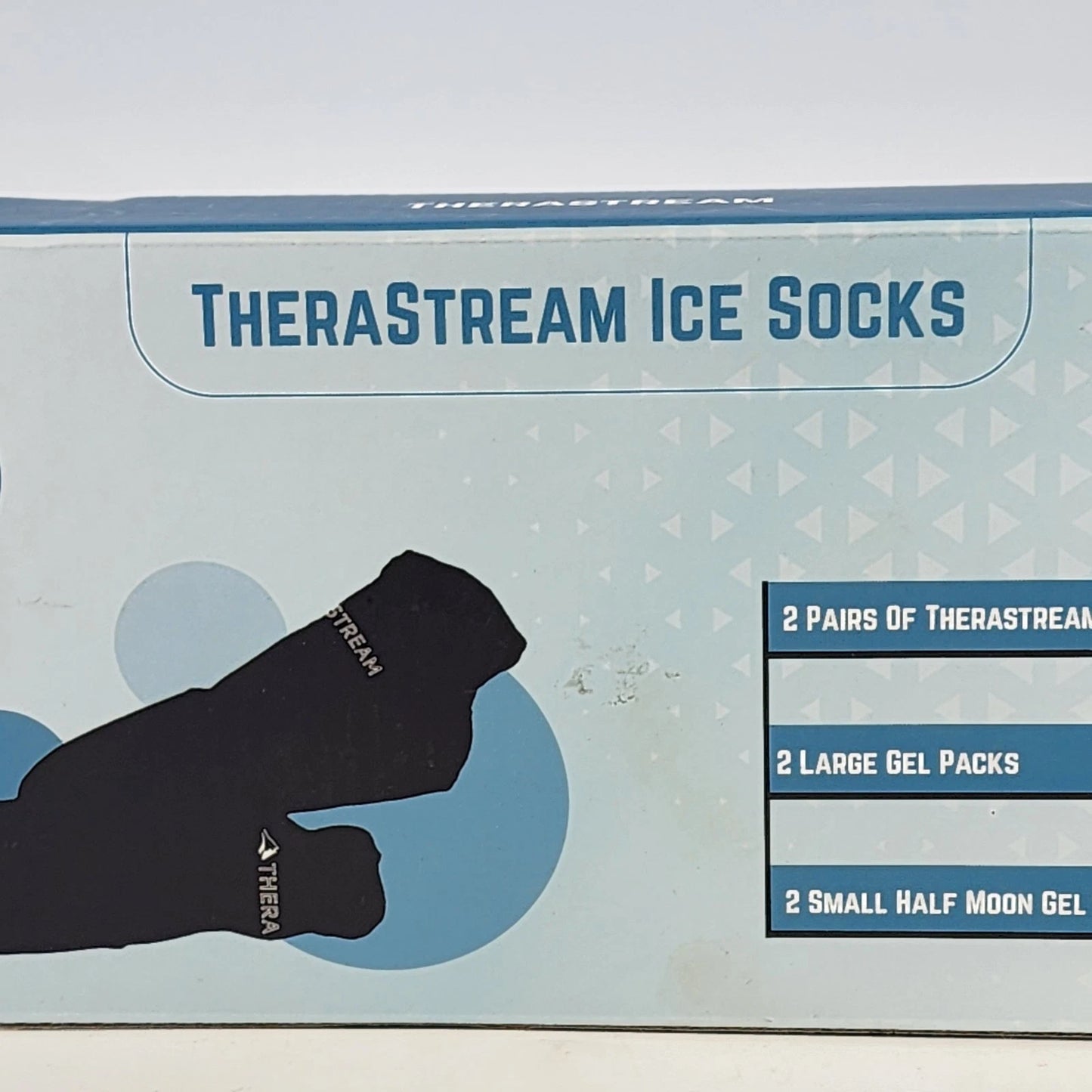 TheraStream Ice Socks Cold Therapy Gel Pack Foot Relief Set