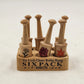 Little Classic Rubber Stamp Set 6 Piece Insects & Flowers Mixed Vintaga Craft