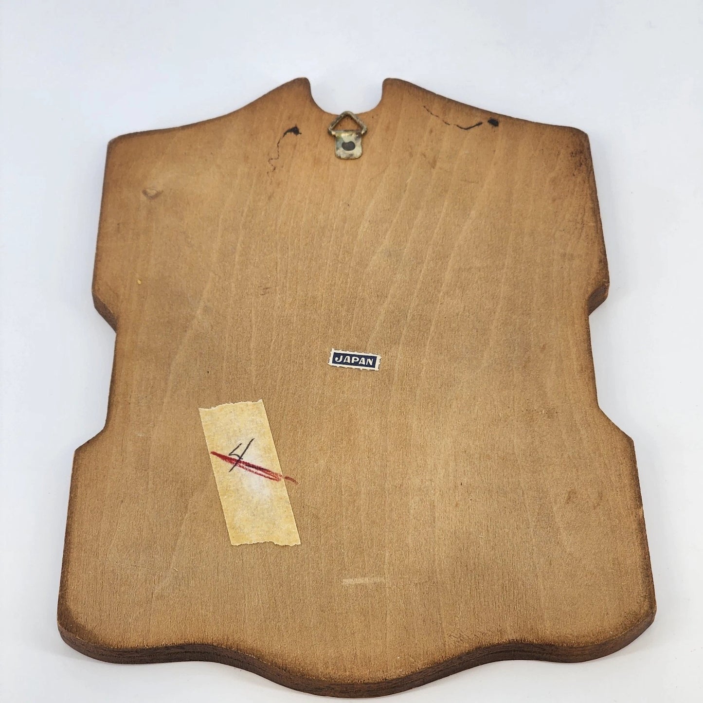 1960s Bird in Hand Tavern Wall Plaque Wood Bar Sign Made in Japan 6"x9"