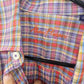 Alan Flusser Mens Multicolor Plaid Button-Up Shirt Size Medium 100% Cotton China