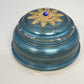 Betty Lou Blue Musical Powder Puff Vanity Make Up Box 5.5" Jack Connie New York