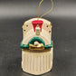 Mr Christmas Animated Ornament White Train Music Box w Rotating Inside 4" 2010