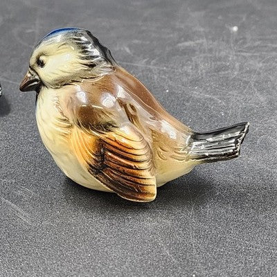 Set of 3 Goebel Sparrow Bird Figurines West Germany CV72 CV73 and CV74 2.75"x4"