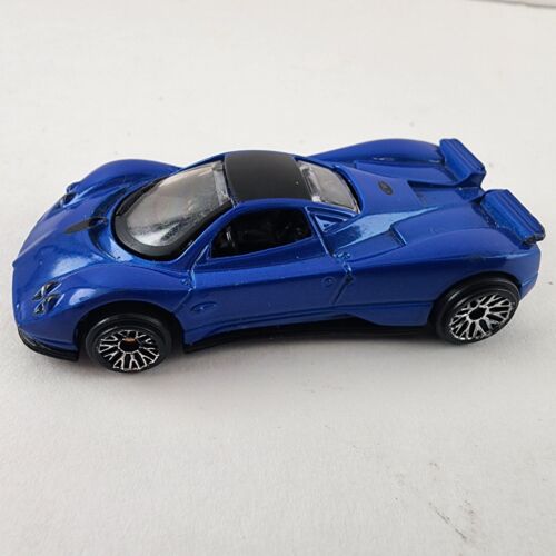 Blue Pagani Zonda C12 Diecast No 6061 Toy Car Scale 1/64 Motor Max 3"