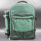 Picnic Time Green Backpack The Original Insulated Wine holder Setting 4 person