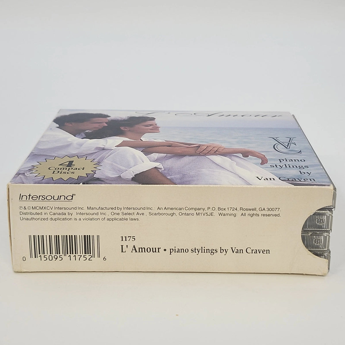 Van Craven L'Amour 4 CD Box Set Piano Stylings Intersound 1176-1179 Body & Soul